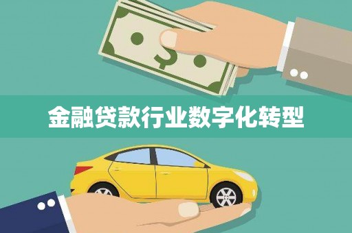 隆林金融贷款行业数字化转型